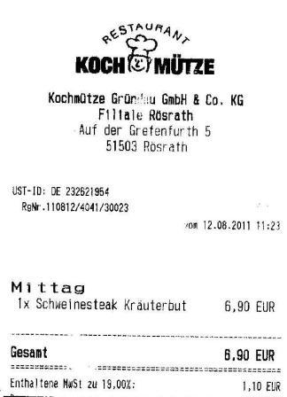 dkfd Hffner Kochmtze Restaurant